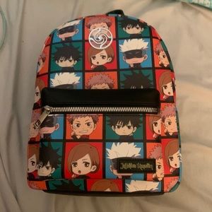 NEW Jujutsu Kaisen Chibi Character Grid Mini Backpack